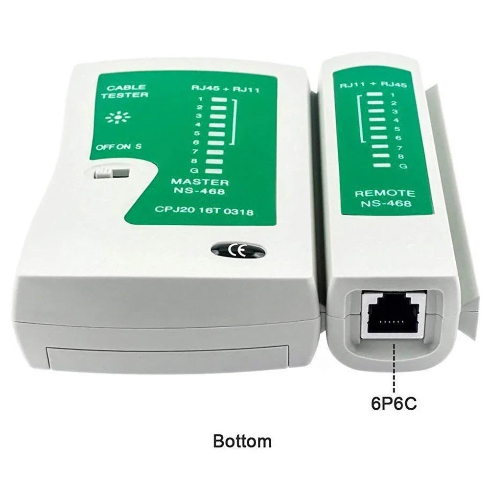 Network Ethernet LAN Kit Tester per cavi 4 in 1 + crimpatrice a crimpare + spelafili + 100x Rj45 Cat5 Cat5e connettore spina Netw