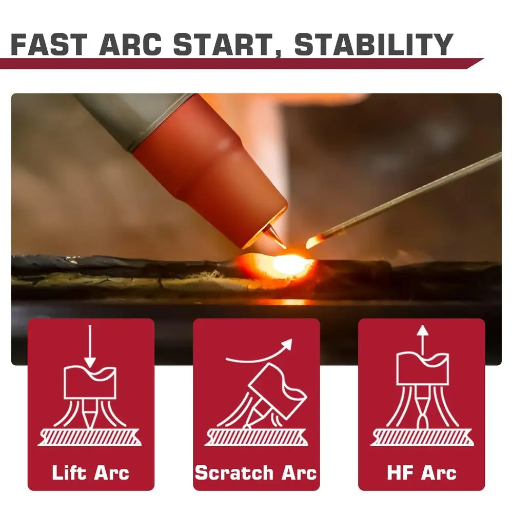 شعلة TIG متوافقة مع Arc200 WP-17V 150A مع كابل بطول 13 قدم