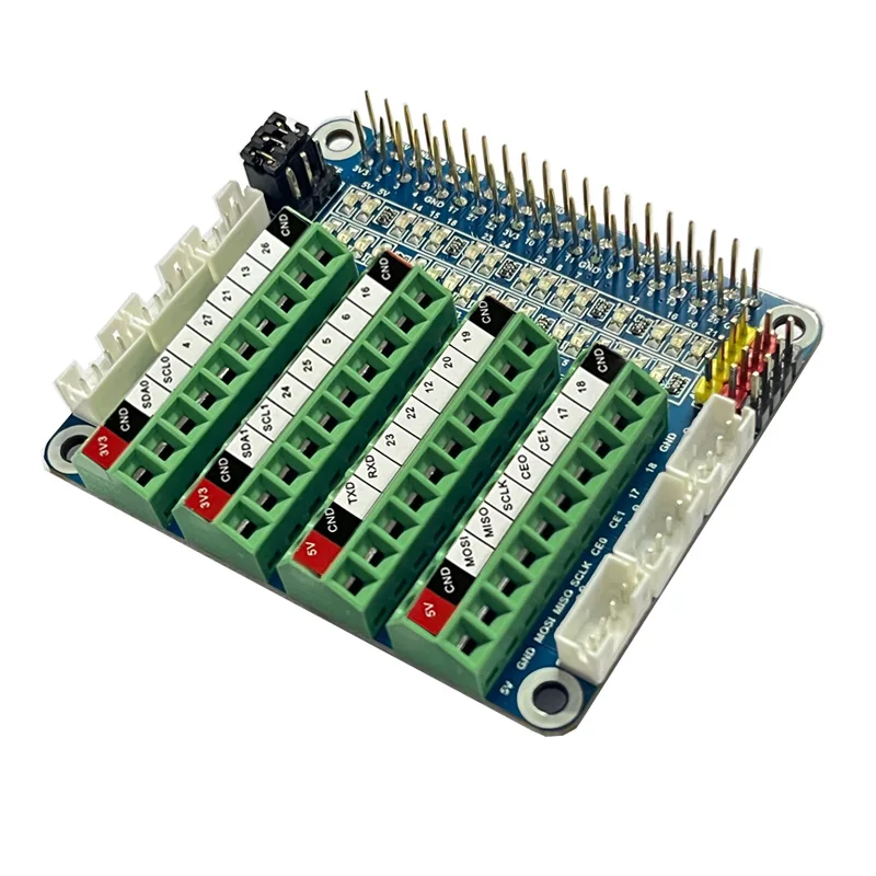 Raspberry Pi PCF8591 Sensor expansion board LED Beginner board GPIO IO test ADC/DCA