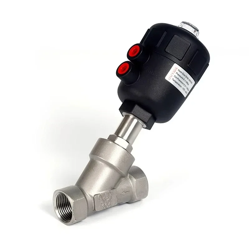 

Stainless Steel Y-Type Pneumatic Angle Seat Valve Globe Valve with Pneumatic Actuator