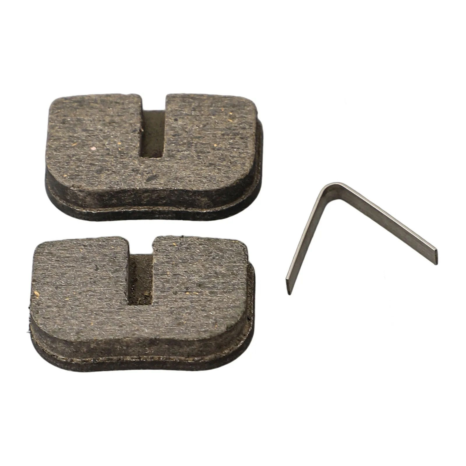 1 Pair Semi-Metallic Resin Brake Pads Compatible with For Pocket Bike and All-Terrain Vehicle Brake Systems for Smooth Operation