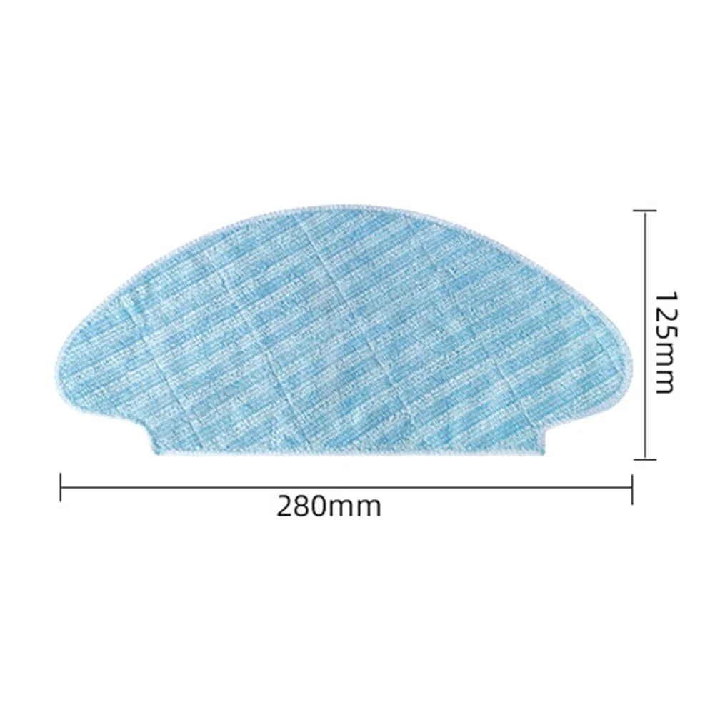 5 Pack Microfiber Rags For  Tefal Explorer X-plorer 20 40 50 Series Replacement Robot Vacuum Cleaner Washable Mop Rag