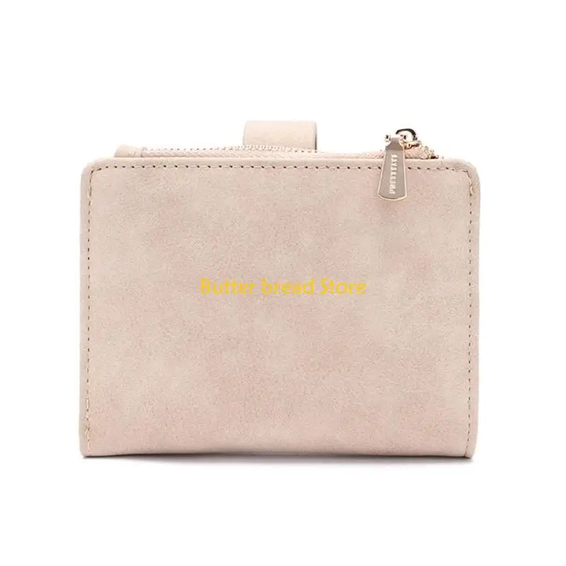 W89C Refillable PU Notebook Cash Organiser 5 Rings PU Leather Binder Budget Planner with 5 Card Slots Zippered Coin Pocket