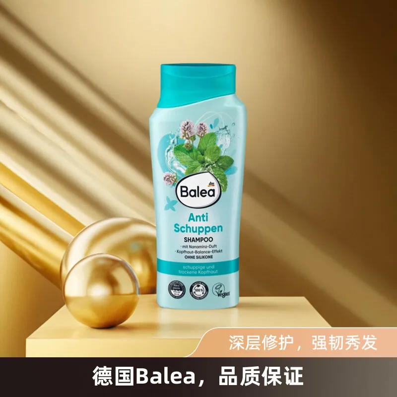 German Balea Apple & Peach Scented Shampoo 300ml, Oil-Control & Silicone-Free Formula, Refreshing & Lightweight Cleansing 4