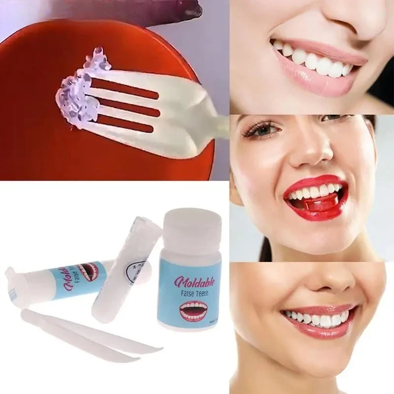 الراتنج 10 جرام/15 جرام/20 جرام الأسنان والفجوات كاذبة الأسنان الصلبة الغراء المؤقتة طقم تصليح الأسنان أسنان لاصقة تبييض الأسنان الجمال #2