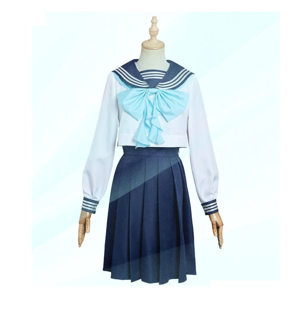 

Unisex Anime Cos Akebi's Sailor Uniform Akebi Komichi Cosplay Costumes Halloween Christmas Party Sets