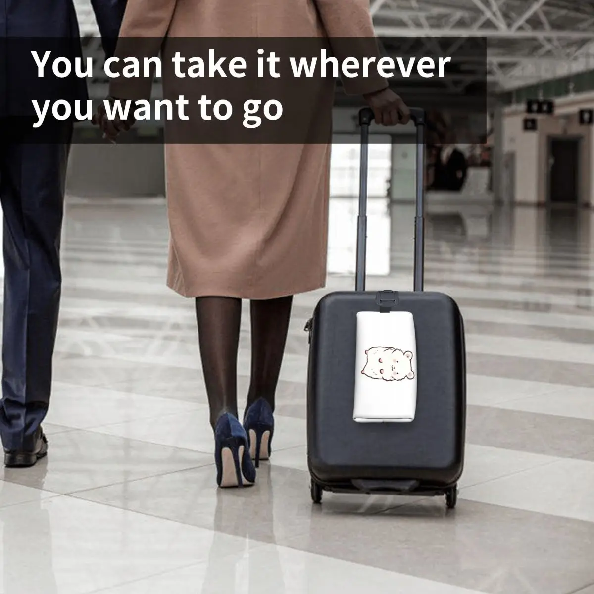 لطيف الهامستر رسم حقيبة مستحضرات تجميل منظم مستحضرات التجميل تخزين Dopp عدة أدوات الزينة حقيبة مستحضرات التجميل للنساء الجمال السفر مقلمة