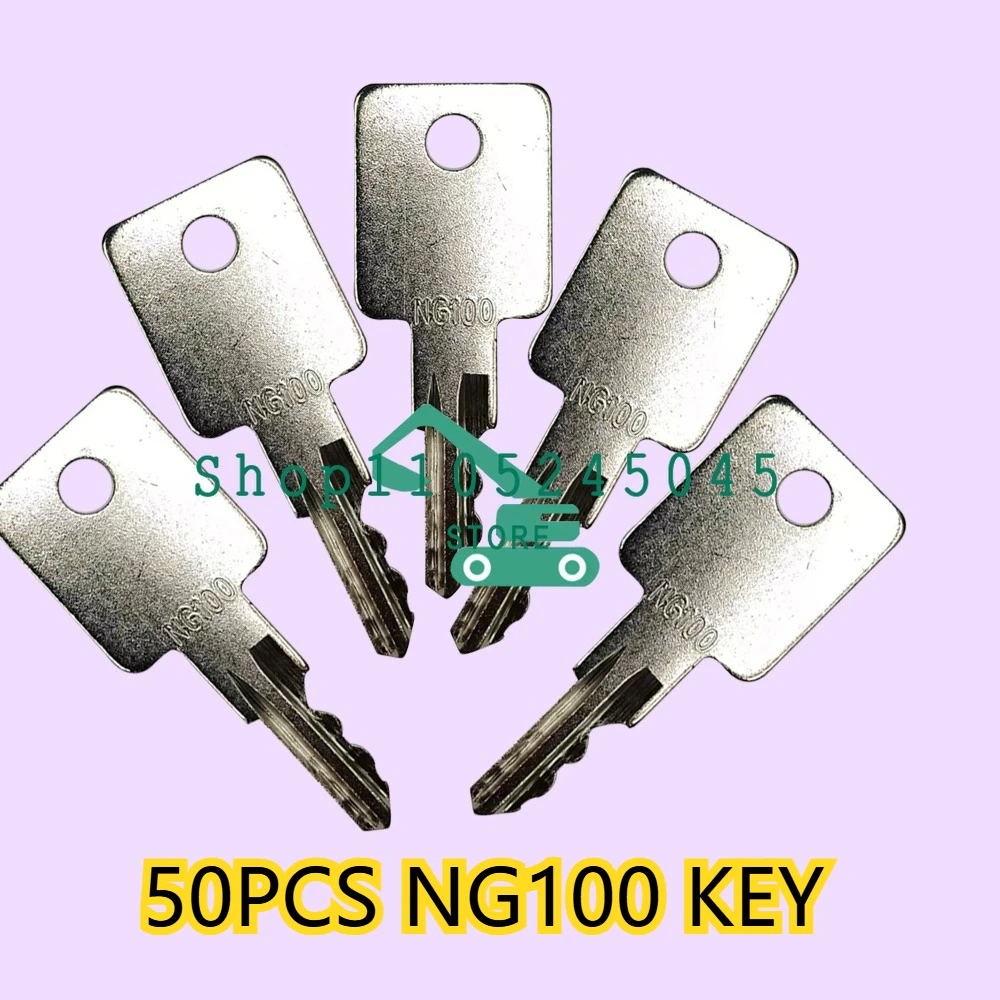 

50Pcs NG100 High Quality Key for Bart-Mill Raygo Huber Vermeer Arrow Ignition Start Starter Switch