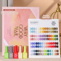 Eleanos Very Good Nail Gel Kit 60 Colors With Different Bottle For Nail Art Salon Wholesale UV LED Gel Polish Learner Kit 15ml