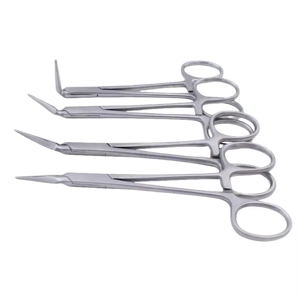 4pcs Dental Surgical Scissors Residual Root Forceps Minimally Invasive Extraction Tweezer Wisdom Tooth Pliers