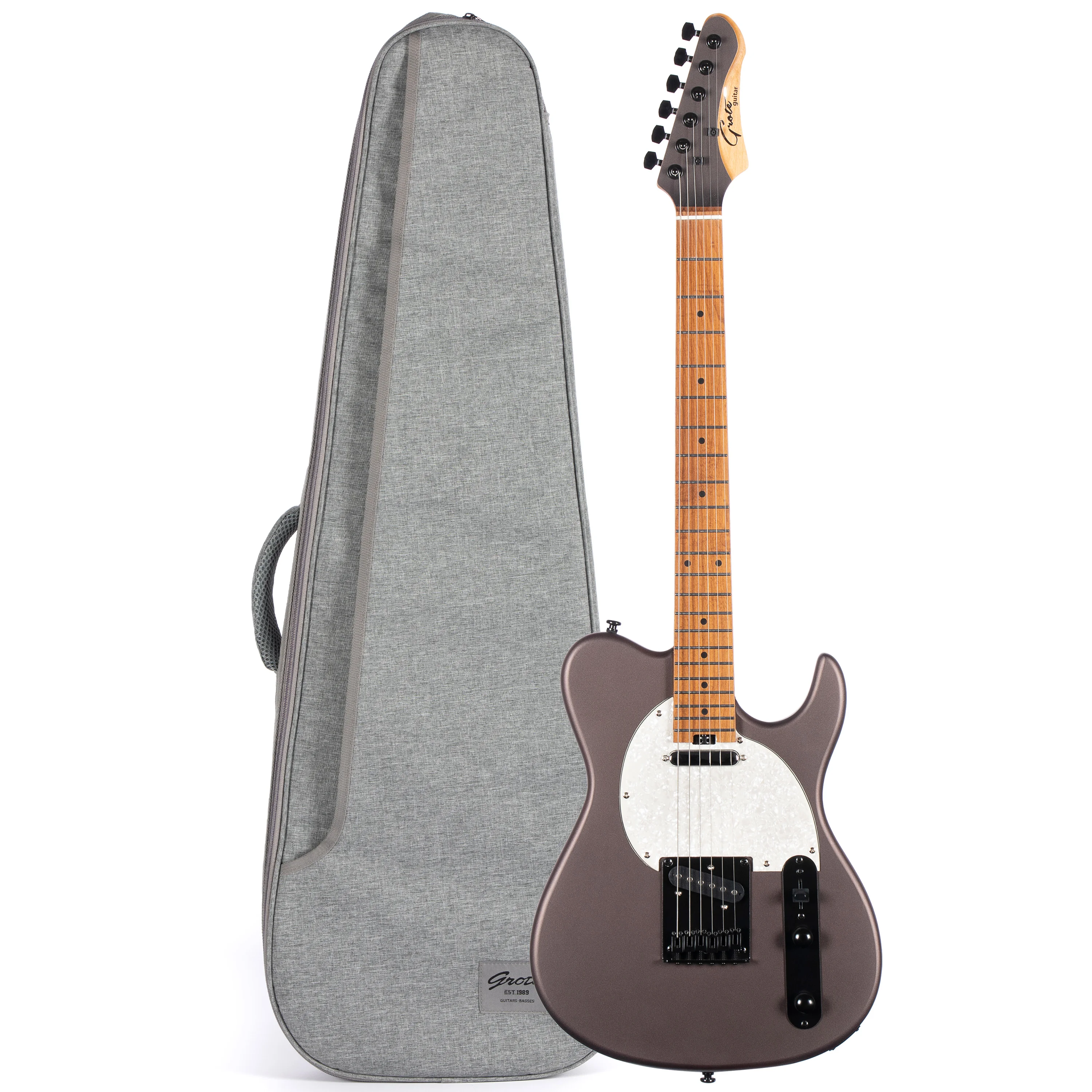 Grote Solid Electric Guitar GR Standard T Matte Finish Poplar Body Roasted Maple Neck with Gigbag