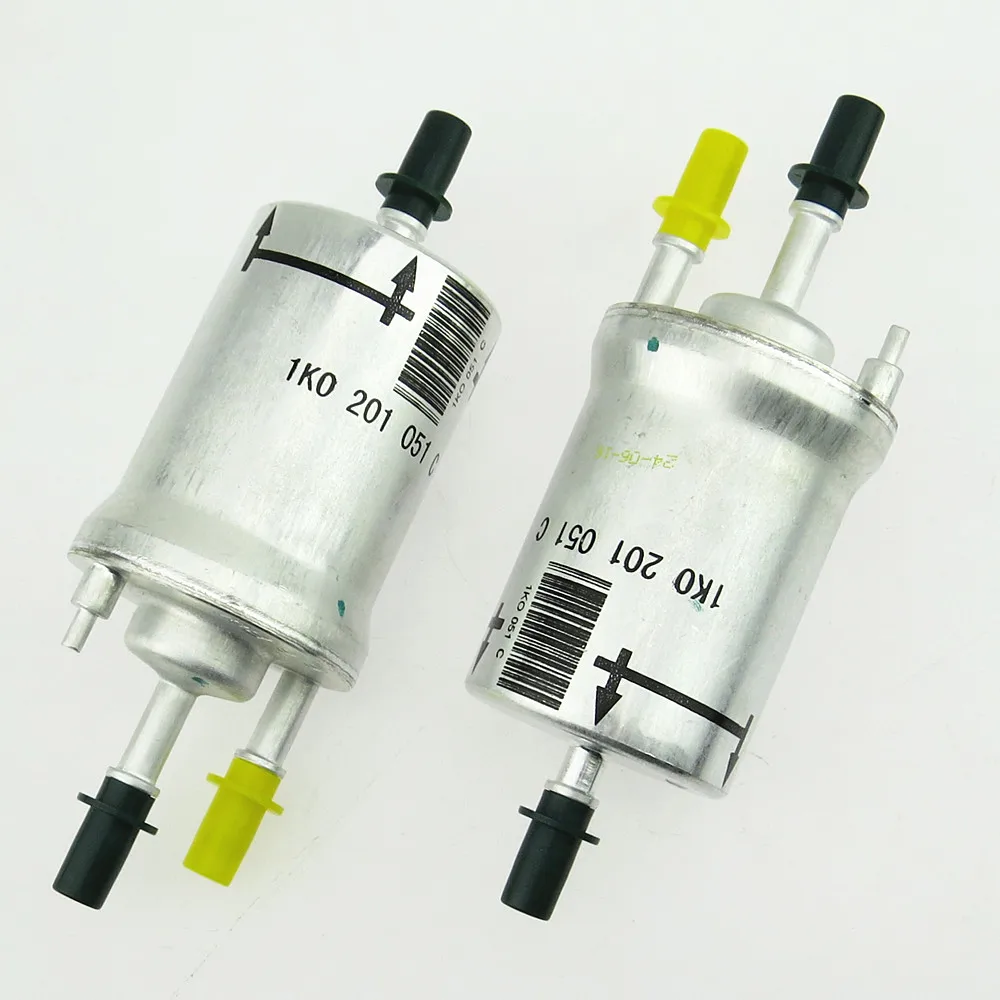 

SCJYRXS 2Pcs 6.6 Bar Gasoline Fuel Filter 1K0201051C 1K0 201 051C 1K0 201 051 C For Beetle Passat B7 Golf MK5 MK6 A1 A3 TT