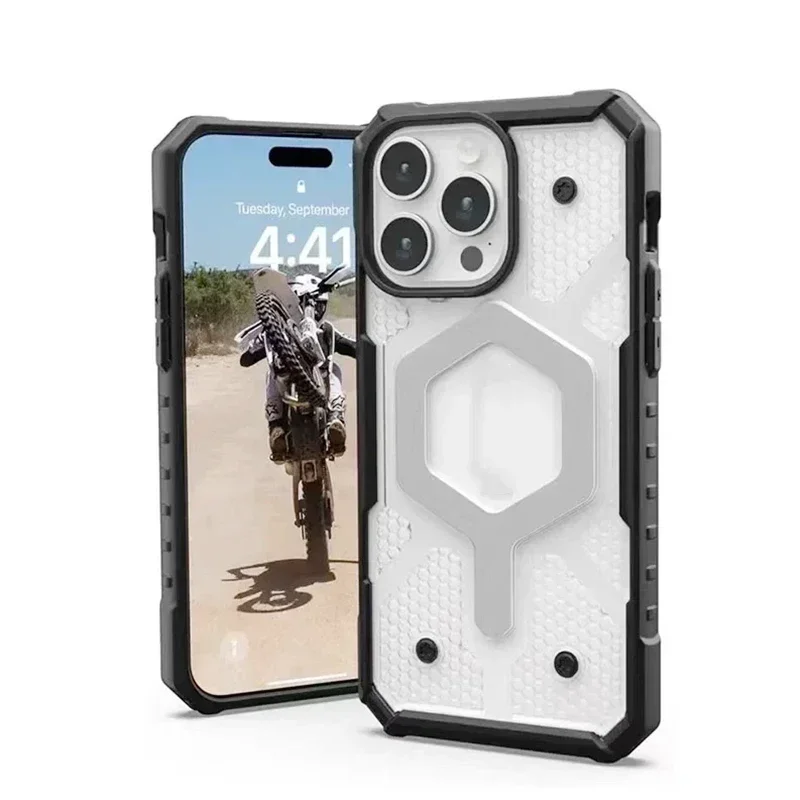 เคสกันกระแทกแม่เหล็ก MagSafe รุ่นหรูหราสำหรับ Apple iPhone 15 16 Pro Max 13 12 14 Plus 14Pro 15Pro