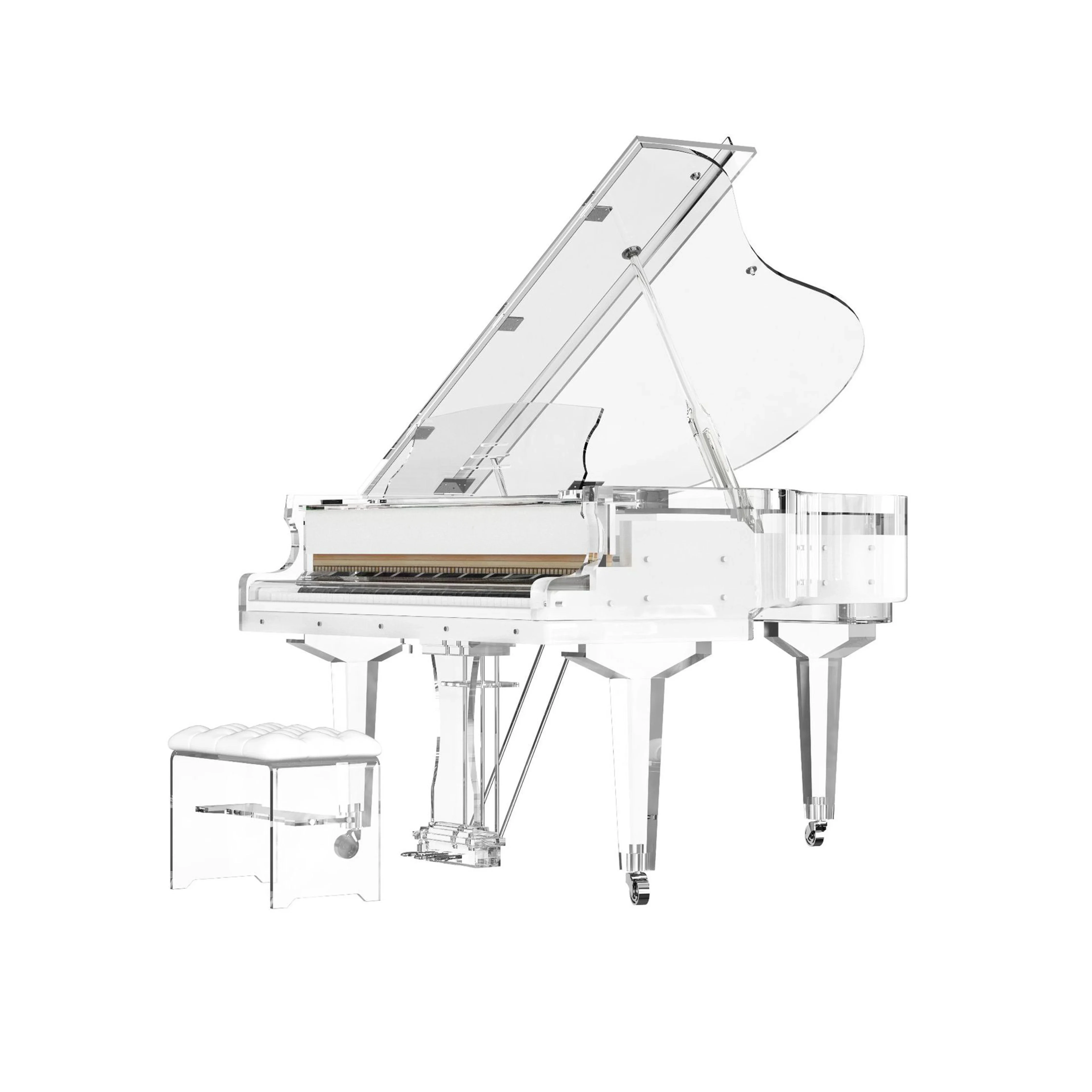 Crystal Grand Piano 186cm high-quality customized Master's Dream Handmade Piano