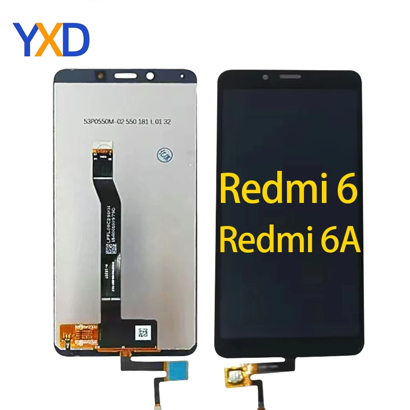 LCD Display For XIAOMI REDMI 6 LCD Display Touch Screen Digitizer Assembly For REDMI 6 REDMI 6A LCD Screen Replacement