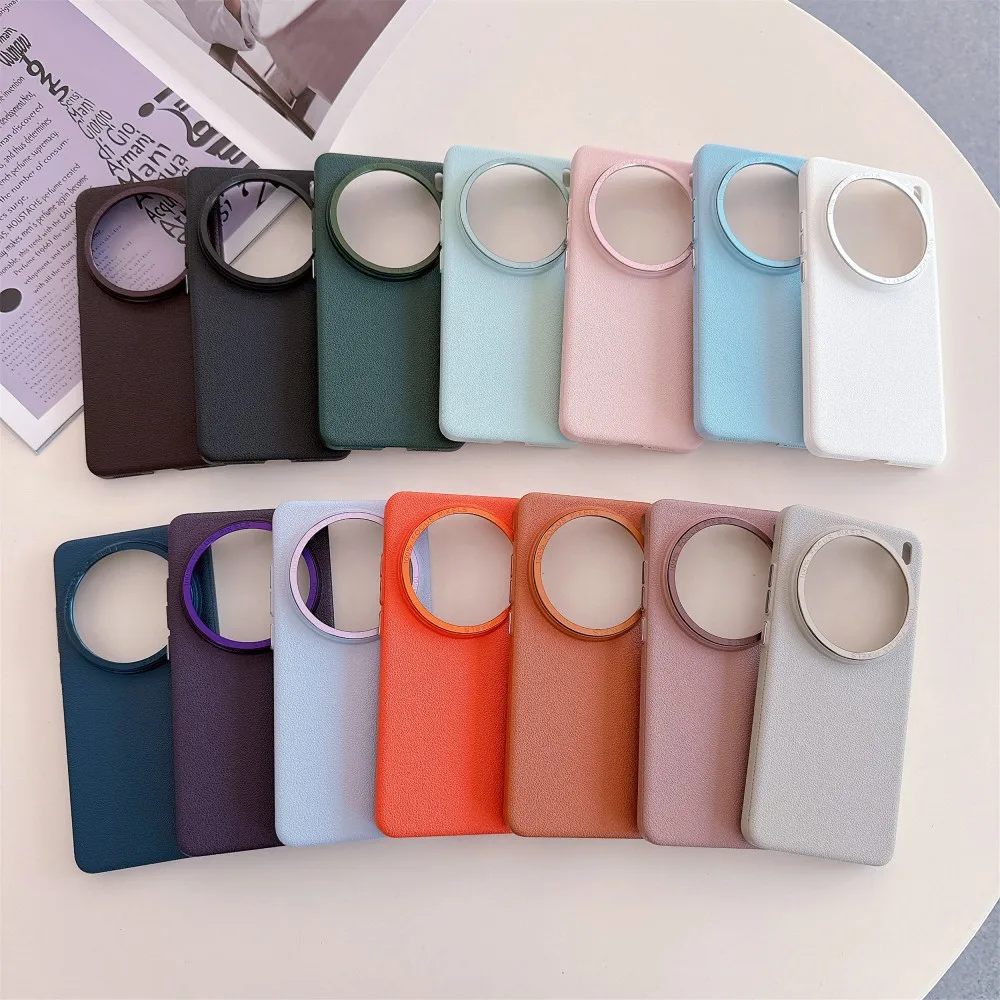 For VIVO X200 Pro Case Hard Lichee Pattern Matte Slim Protective Back Cover Case For VIVO X200 Pro Mini Full Cover Phone Shell