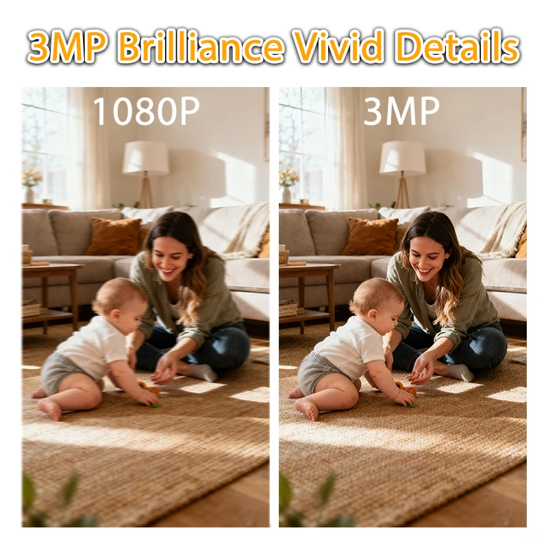 Boykeep 2K Pet Dog Camera with Phone App, 5G/2.4GHz WiFi Indoor Security Baby Camera, 360° Pan & Tilt, 2-Way Audio, Night Vision image 5