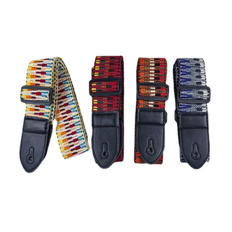 Woven Straps for National Wind Power Guitar, Bass Yukri and Other Musical Instrument Accessories