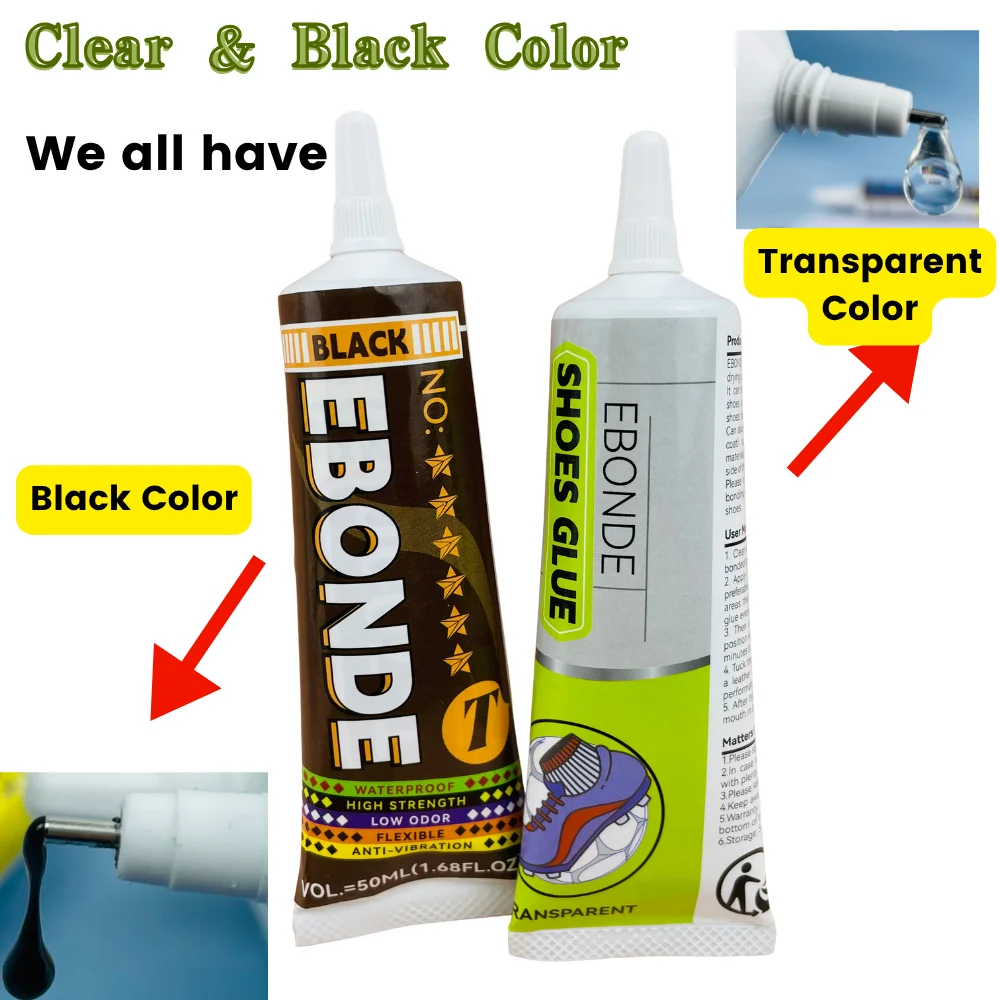 Super Strong Shoe Glues DIY Repairing Adhesive Universal Waterproof Washable for Sneakers Boot Leather Fast Repair Glue 15/50mL