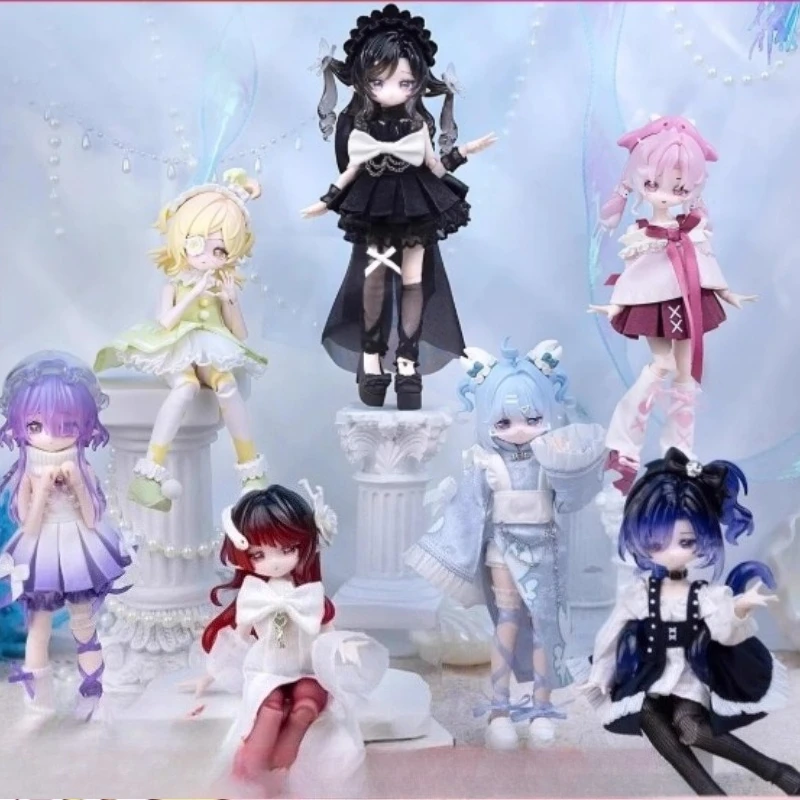 

Come4free Minty V2 Ocean Gem Series Bjd слепая коробка игрушки подвижный шарнир 1/8 Bjd кукла милая аниме фигурка коллекция детская игрушка