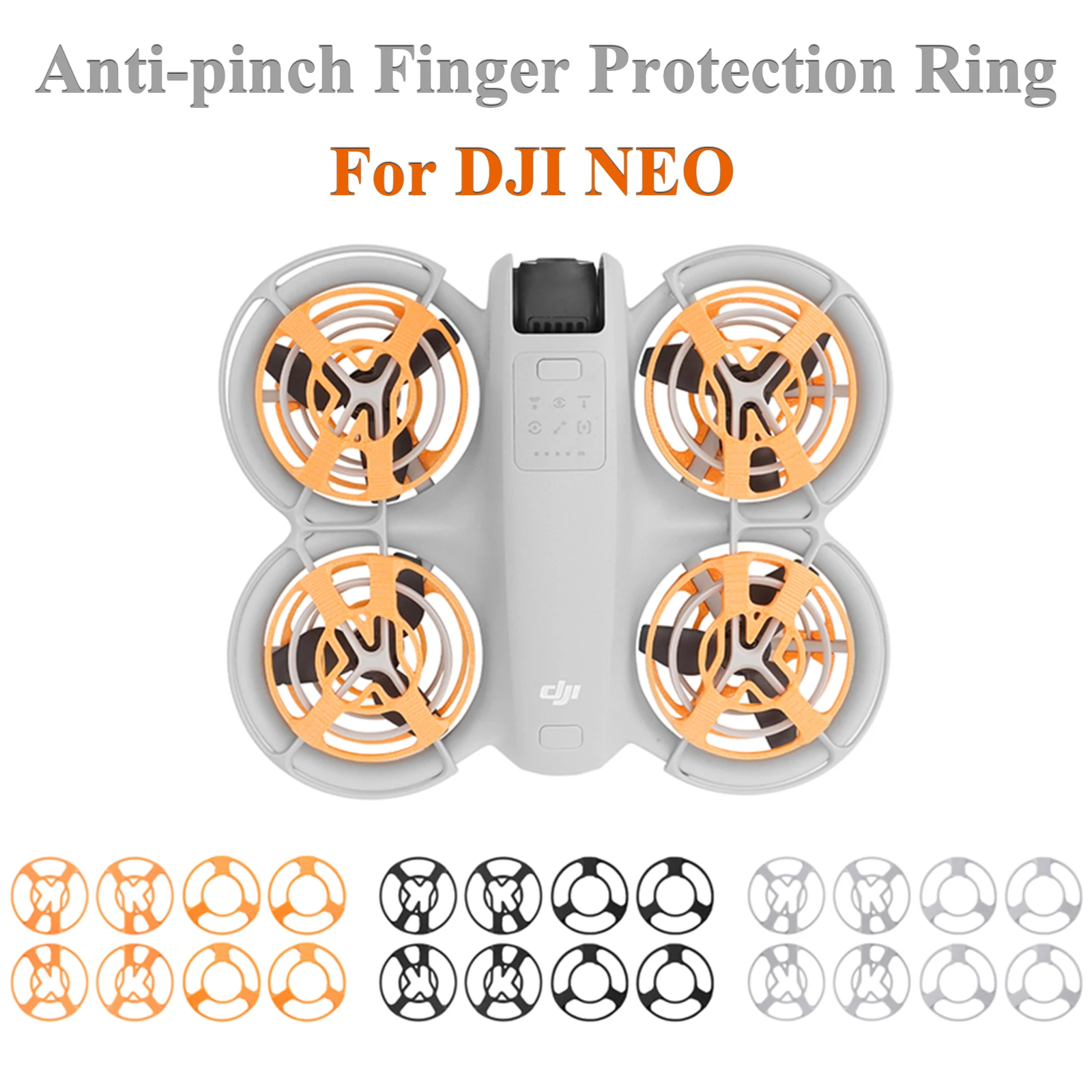 

Anti-pinch Finger Protection Ring For DJI NEO Drone Child Protection Accessories 3D Printing Finger Anti-scratch Cover Safety