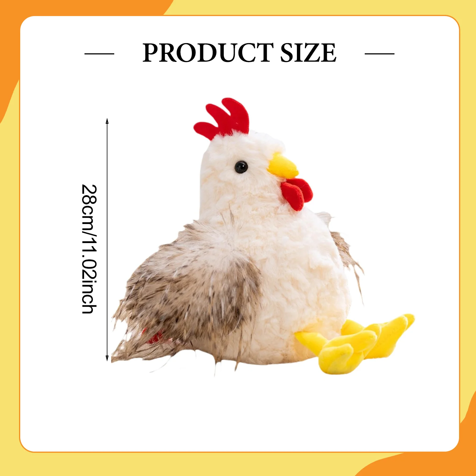 Haan Kip Pluche 11 inch Cartoon Kip Pluche Pop Speelgoed voor Kinderen