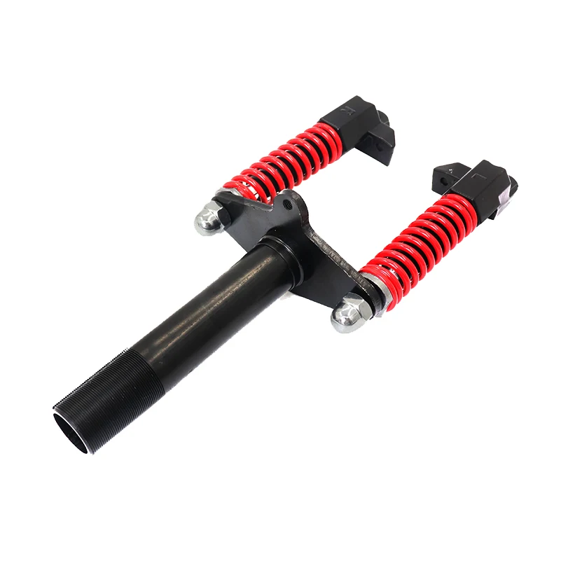 Package mail 8-inch electric scooter front wheel shock absorber   connecting rod  fork support for KuGoo M4