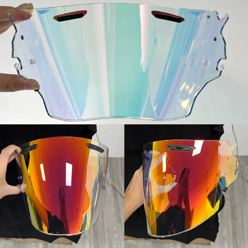 

Replacement Lens for VZ‑RAM Motorcycle Helmet, Spare Part for 3/4 Open‑Face Helmets VAS‑Z SZ‑R VAS Series