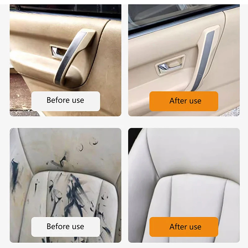 Crystal Clear Car Plastic Restorer Auto Interior Panel Renewal Wax Coating Agent Car Wax Polish Cleaning Cream Sofa Bag Care