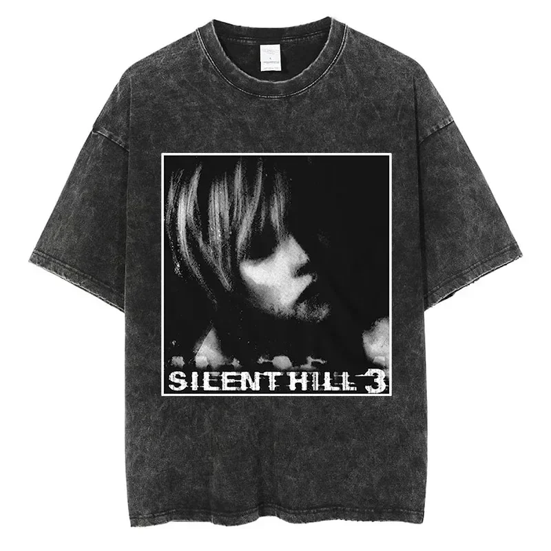 Silent Hill - Men\'s and Women\'s BioHazard T-shirt large cotton streetwear EVE eye picture parasite horror