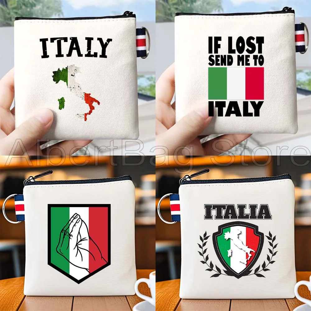

Lake Como Florence Italy Flag Italia Map Cinque Terre Italien Girl Pisa Canvas Bags Coin Purse Key Storage Card Bag Wallet Pouch
