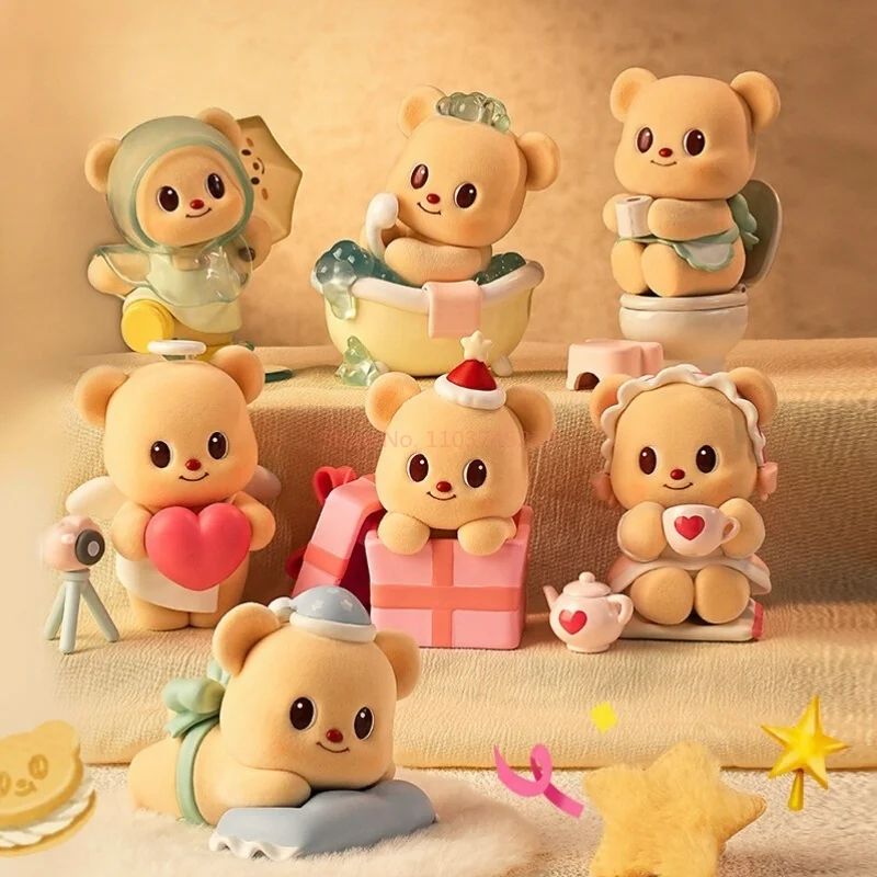 

2025 Hot Genuine Butterbear Butter Bear Leisure Time Series Blind Box Cute Handmade Doll Gift House Desktop Ornament Toy Gift