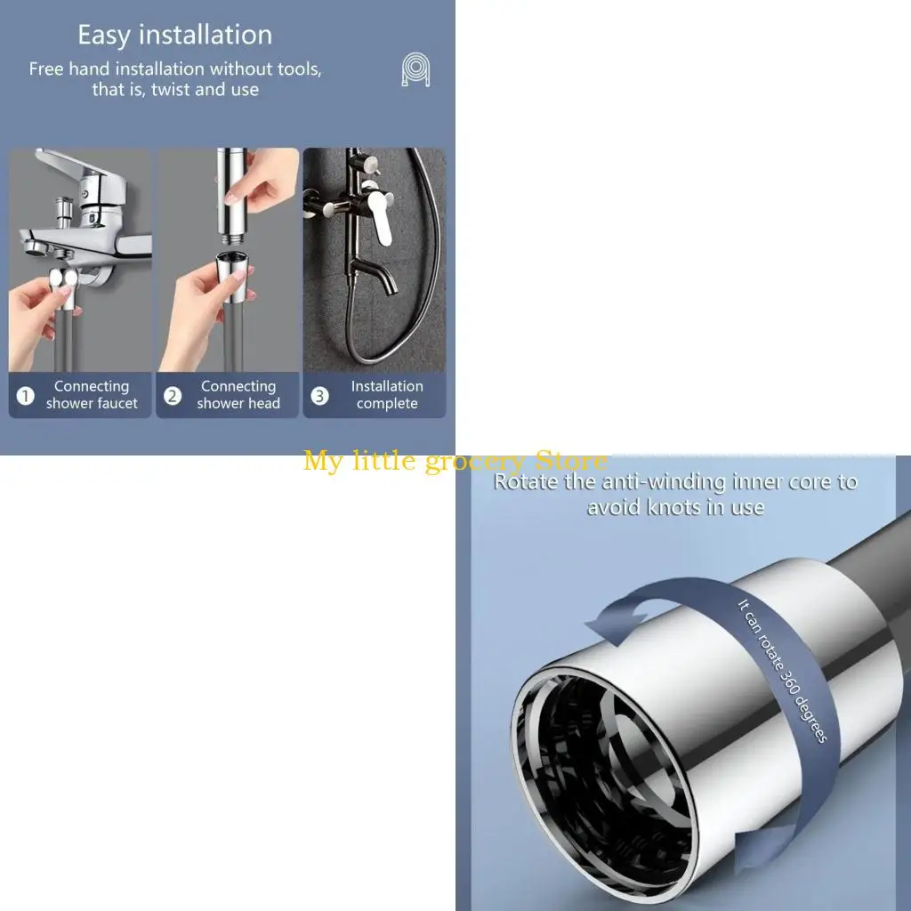 

D5BD против Swist Silicone Silicone Showling обеспечивает последовательное давление воды в душе.