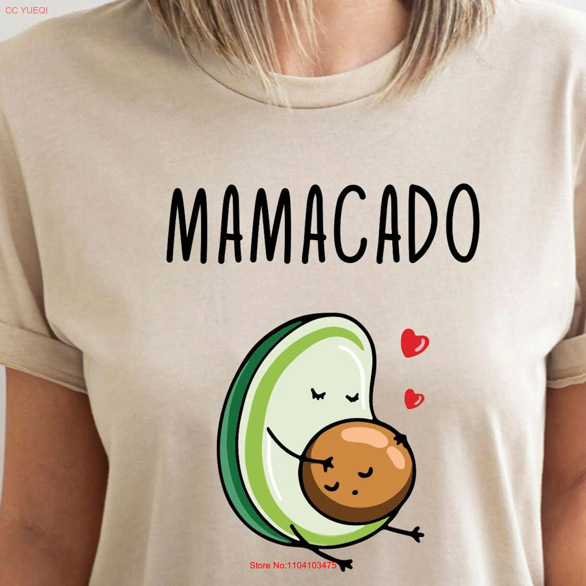 Mamacado T Shirt and SweaT Baby AnnouncemenT New Mom Pregnancy Reveal Maternity Shower long or short sleeves