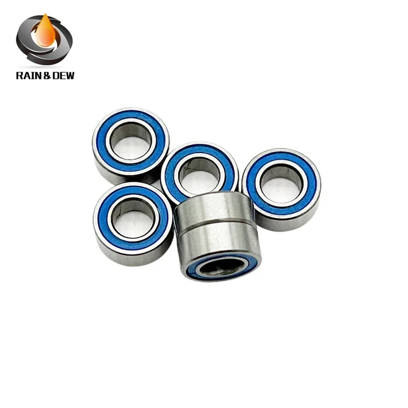 10pcs 6701 2RS 12x18x4 Miniature Thin Section Bearings 6701RS ABEC-7 12*18*4 Blue Seals Model Bearings RC Bearing