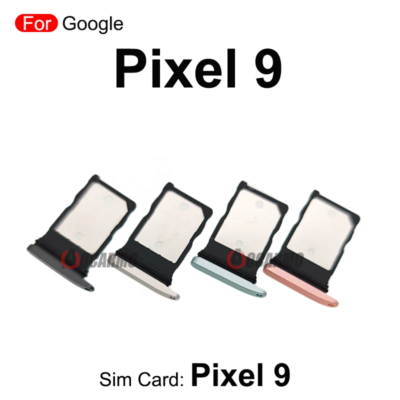 Black Green Pink White SIM Card Sim Tray Slot For Google Pixel 9 9Pro 9 ProXL Replacement Parts