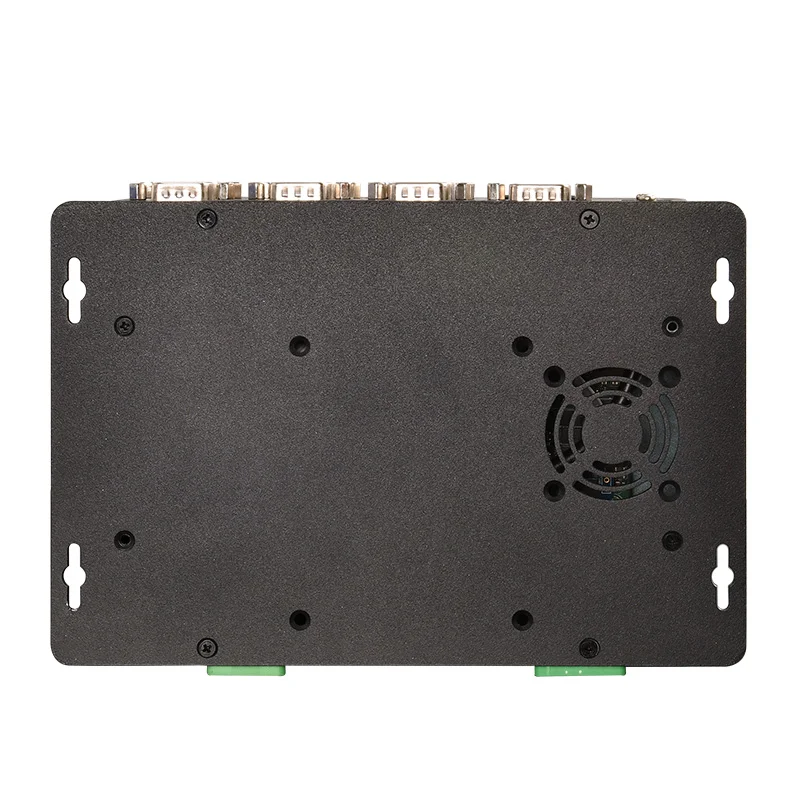 Piesia OEM Fanless Dual LAN Industrial Computer X86 i3 i5 i7 Linux DDR4 Small Embedded Mini PC Box with 5*COM 1*CAN 8*GPIO 6*USB