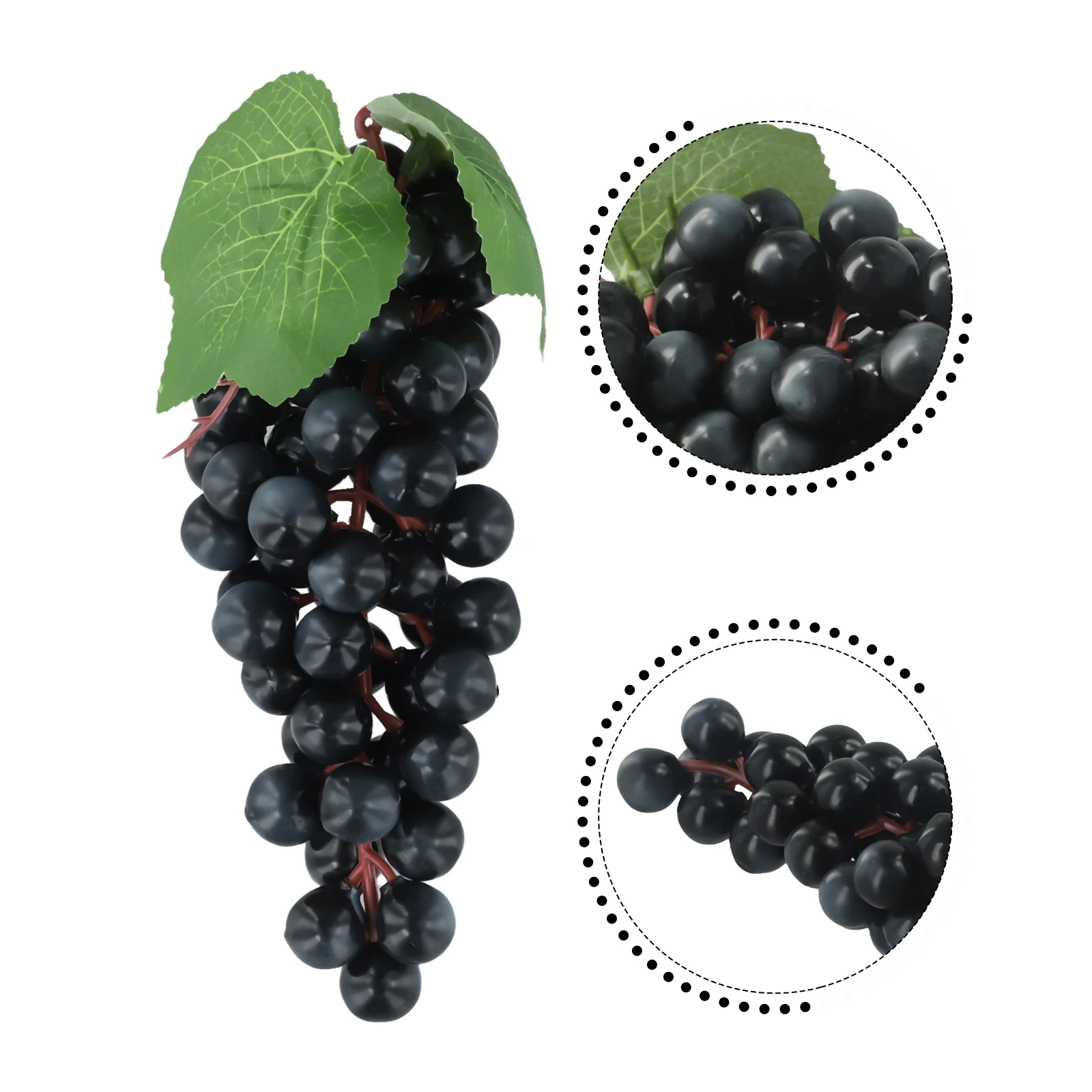 18/22CM Simulation Grape Plastic Fruit Fake Fruits Photo Props Artificial Grape Fruit Shop Display Model Ornaments Home Decor