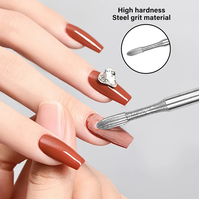 1Pcs Tungsten Steel Professional Nail Drill Bit Nail Files Gel Polish Remove Burr For Electric Machine Cuticle Clean Tool