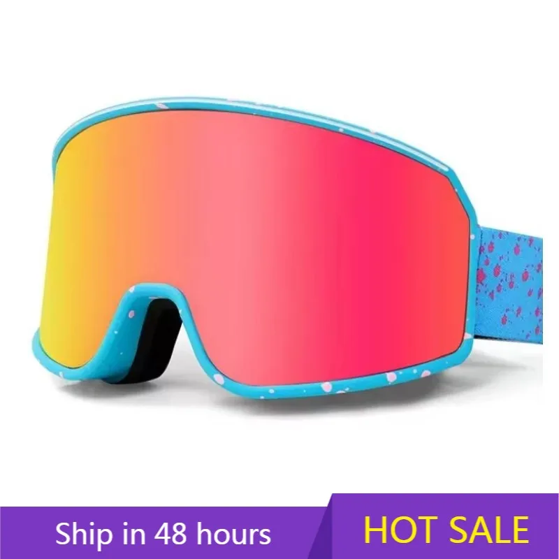 

Лыжные очки POWER LEAP с двойным слоем, защитой от запотевания, из поликарбоната, цилиндрические, для зимних видов спорта на открытом воздухе