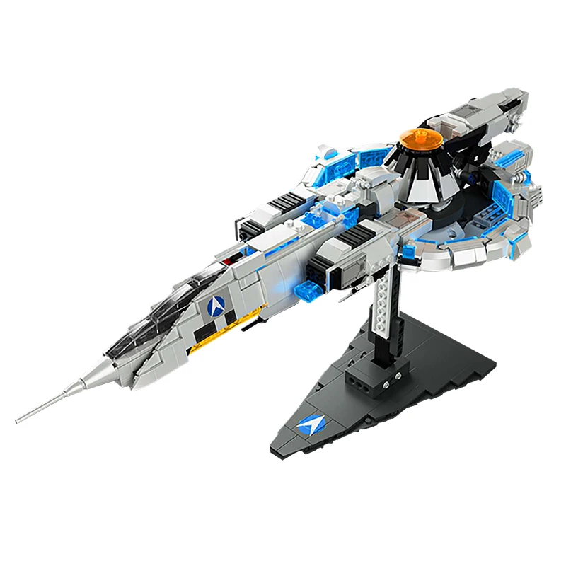 Star Plan Building Block Diy Assemble Science Scene Starship Model Bricks Set Assembly Spaceship Kids Boys Christmas Gift