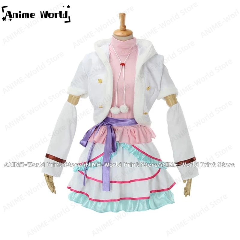 

《Custom Size》Love live! Nozomi Tojo Winter Cute Cosplay Costume Party Christmas Halloween Any Size