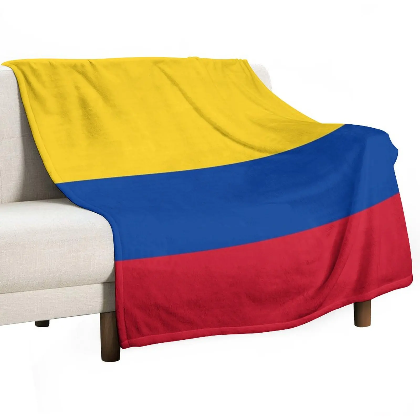 Colombia Flag - Colombian Dress Throw Blanket Beach Single Giant Sofa Furry heavy to sleep Blankets