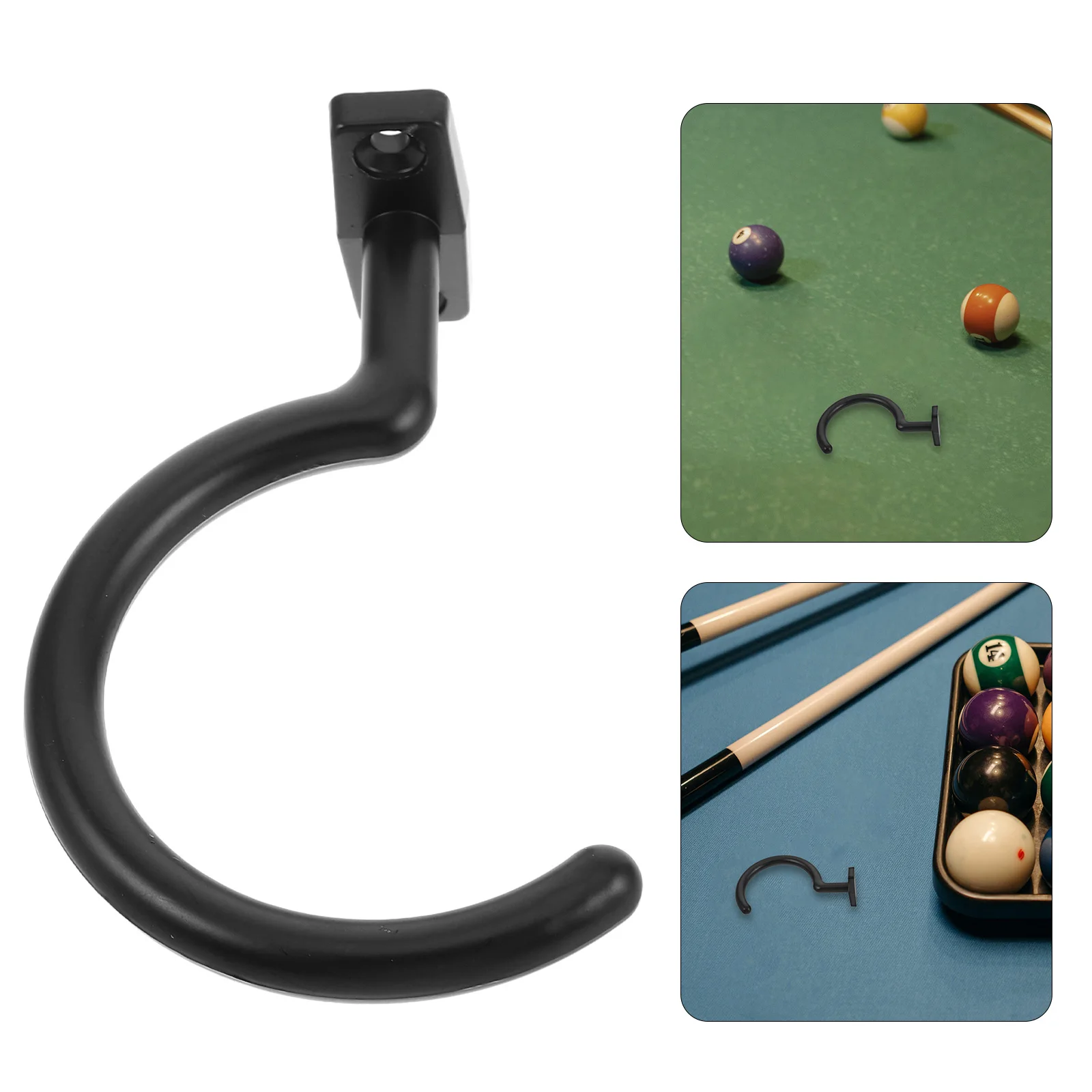 

Multifunctional Pool Table Hook Metal Cue Holder Rack Snooker Side Hanger Billiard Table Accessory Wear-Resistant Durable