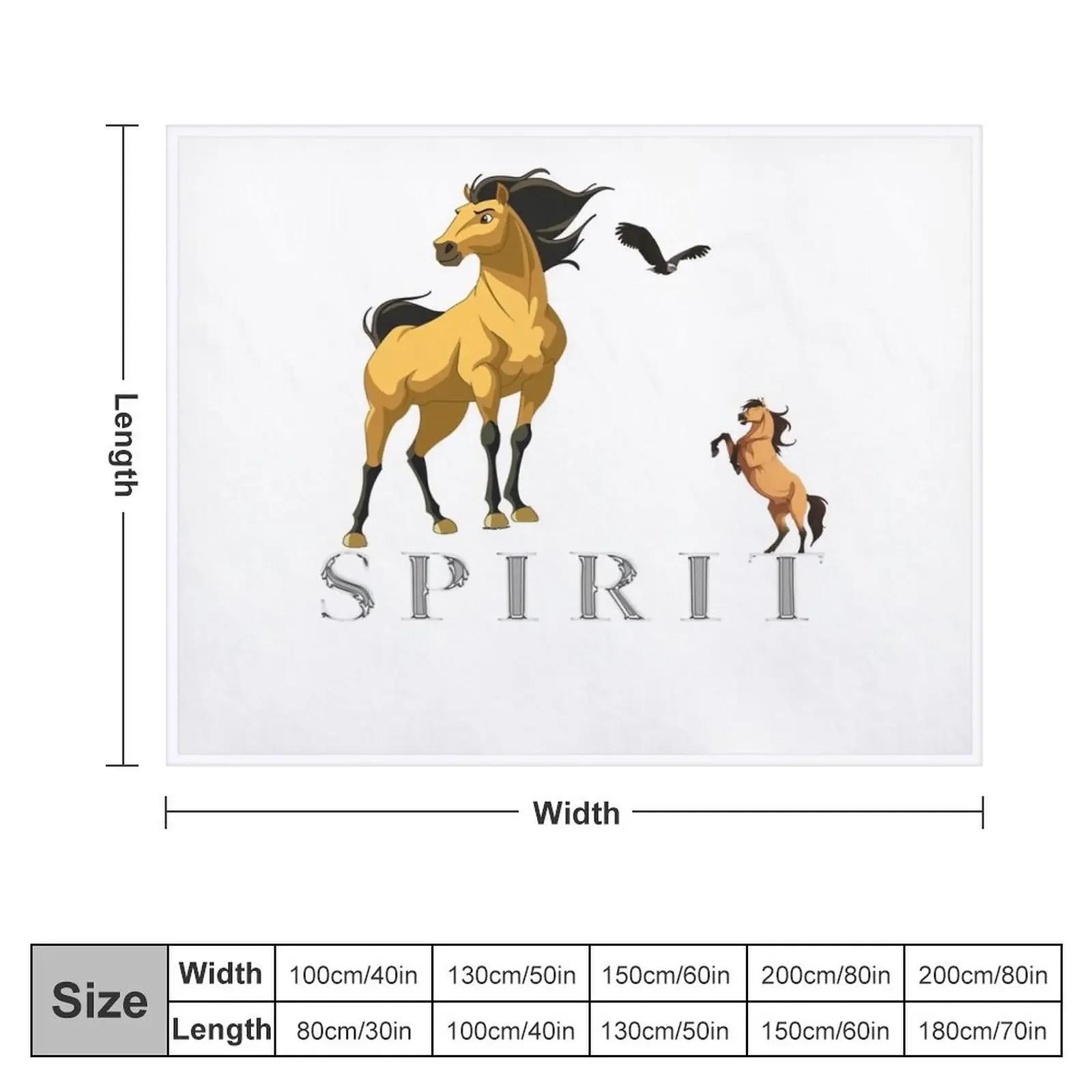 Spirit Stallion of the Cimarron Classic Throw Blanket Sofa Throw Picnic Weighted Blankets