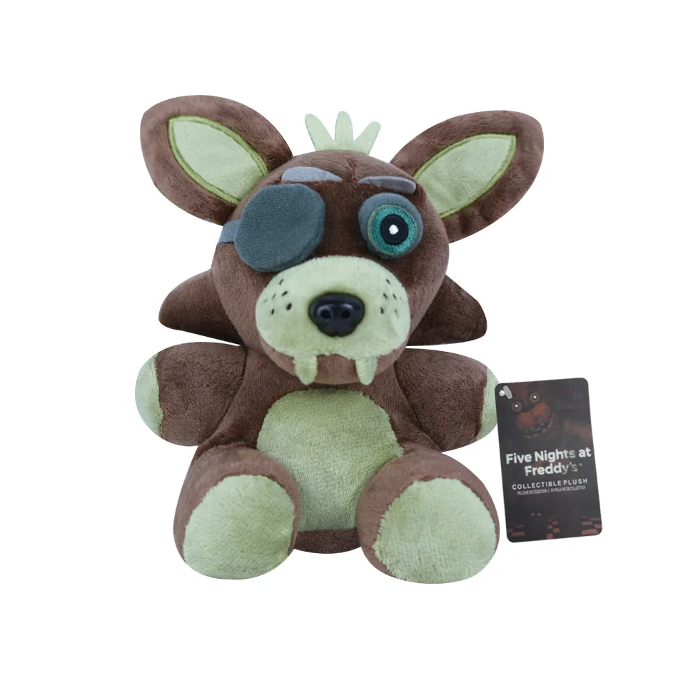 Fünf Nacht bei Freddy Fnaf Niedliche Plüschtiere Spielpuppe 18CM Bonnie Bär Foxy Cartoon Gefüllte Puppen Freddy Spielzeug für Kinder Geschenke