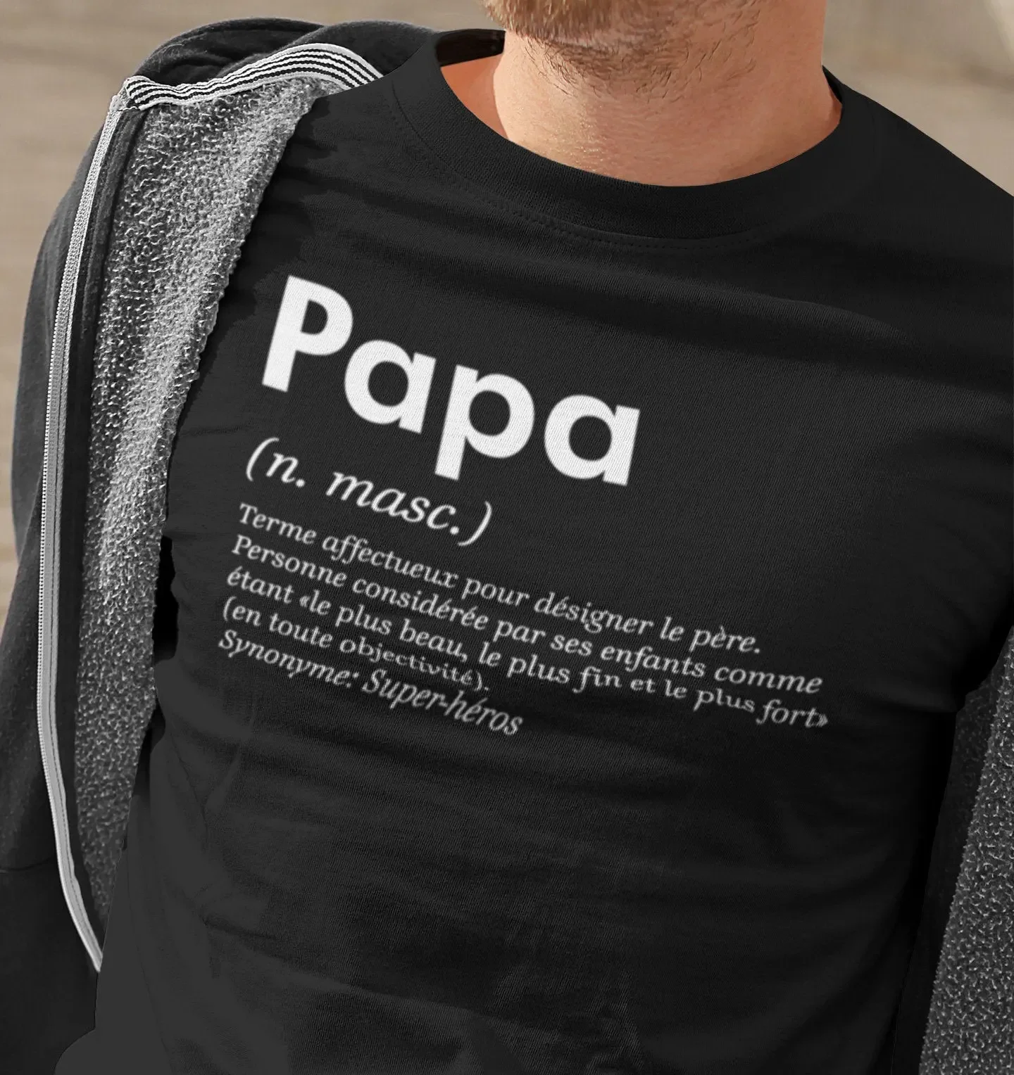Papa définition dictionnaire cadeau fête des pères T Shirt Ultra Coton