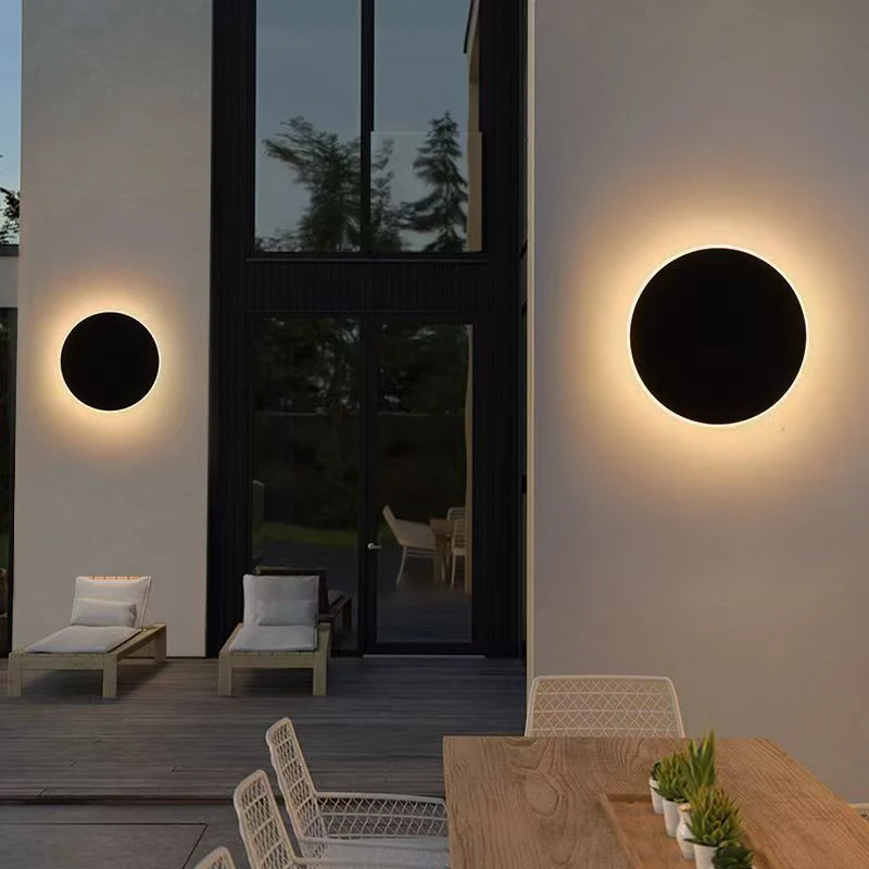 LED circular wall lamp indoor lighting modern minimalist style bedroom headboard corridor porch staircase background wall lamp