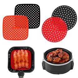 High Quality Air Fryer Silicone Mat Non-stick Baking Mat Pastry Tools Bakeware Oil Mats Cake Grilled Saucer Kitchen Accessories