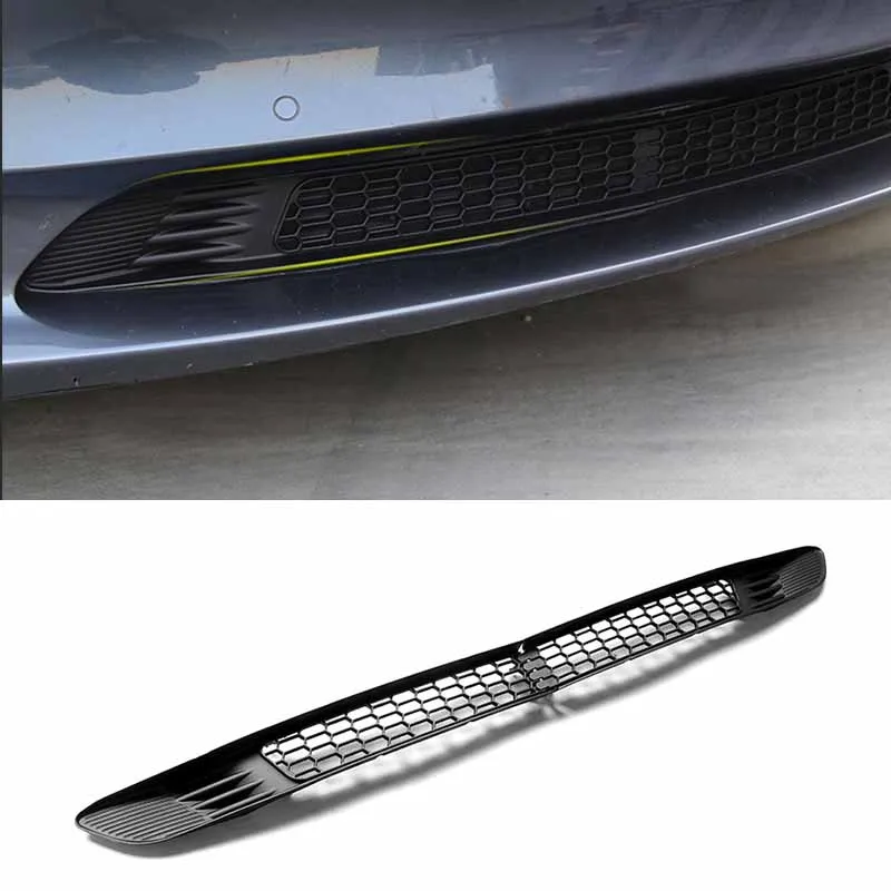 

Car Grille Air Inlet Protective Cover Split Type Insect Net Modification For Tesla Model 3 Auto Accessories